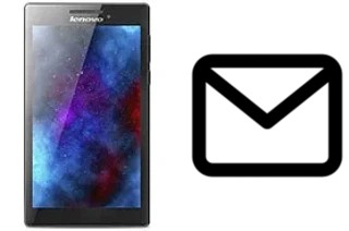 Richten Sie E-Mails auf dem Lenovo Tab 2 A7-30 ein