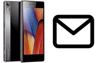 Richten Sie E-Mails auf dem Lenovo Vibe Shot ein