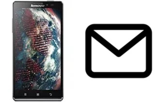 Richten Sie E-Mails auf dem Lenovo Vibe Z K910 ein