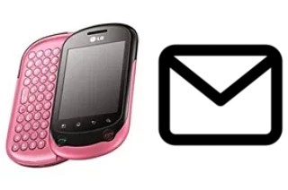 Richten Sie E-Mails auf dem LG Optimus Chat C550 ein