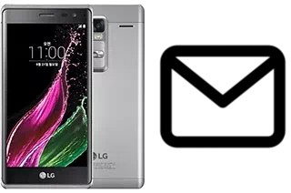 Richten Sie E-Mails auf dem LG Zero ein