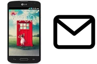 Richten Sie E-Mails auf dem LG F70 ein