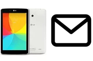 Richten Sie E-Mails auf dem LG G Pad 8.0 LTE ein