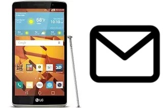 Richten Sie E-Mails auf dem LG G Stylo ein