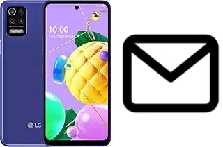 Richten Sie E-Mails auf dem LG K52 ein