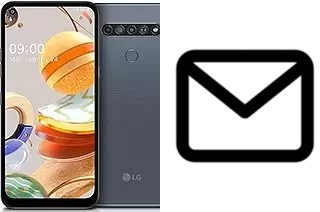 Richten Sie E-Mails auf dem LG K61 ein