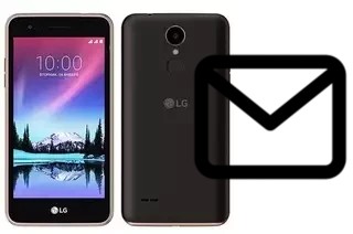 Richten Sie E-Mails auf dem LG K7 (2017) ein