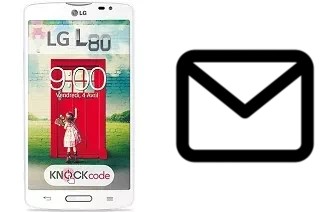 Richten Sie E-Mails auf dem LG L80 ein