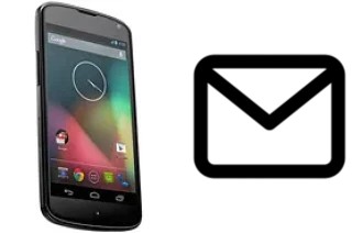 Richten Sie E-Mails auf dem LG Nexus 4 E960 ein