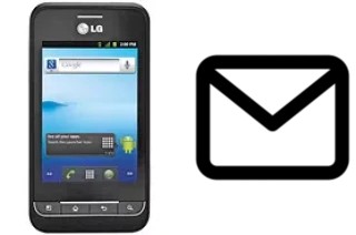 Richten Sie E-Mails auf dem LG Optimus 2 AS680 ein