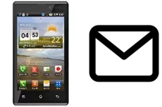 Richten Sie E-Mails auf dem LG Optimus EX SU880 ein