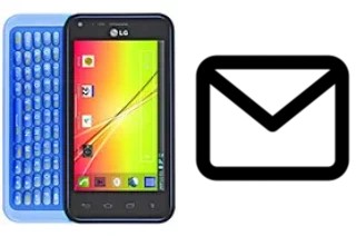 Richten Sie E-Mails auf dem LG Optimus F3Q ein