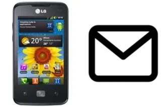 Richten Sie E-Mails auf dem LG Optimus Hub E510 ein