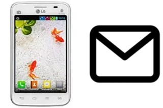 Richten Sie E-Mails auf dem LG Optimus L4 II Tri E470 ein