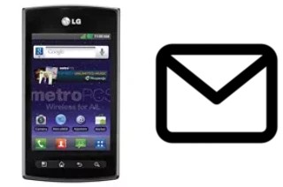 Richten Sie E-Mails auf dem LG Optimus M+ MS695 ein