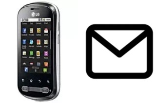 Richten Sie E-Mails auf dem LG Optimus Me P350 ein