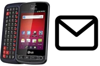 Richten Sie E-Mails auf dem LG Optimus Slider ein