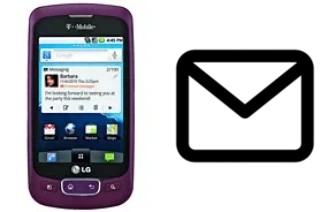 Richten Sie E-Mails auf dem LG Optimus T ein