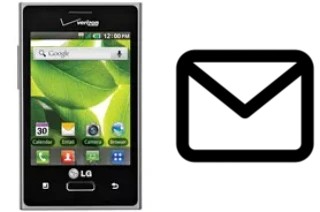 Richten Sie E-Mails auf dem LG Optimus Zone VS410 ein