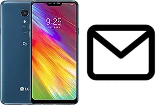 Richten Sie E-Mails auf dem LG Q9 ein