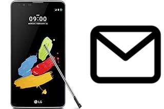 Richten Sie E-Mails auf dem LG Stylus 2 ein