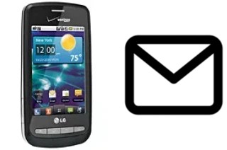 Richten Sie E-Mails auf dem LG Vortex VS660 ein