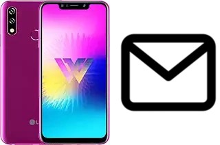 Richten Sie E-Mails auf dem LG W10 ein