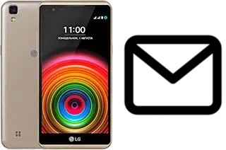 Richten Sie E-Mails auf dem LG X power ein