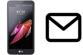 Richten Sie E-Mails auf dem LG X screen ein