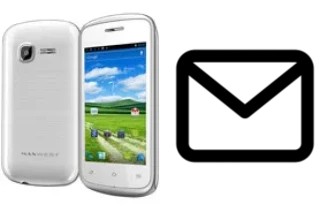 Richten Sie E-Mails auf dem Maxwest Android 320 ein