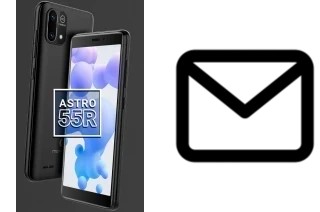 Richten Sie E-Mails auf dem Maxwest Astro 55r ein