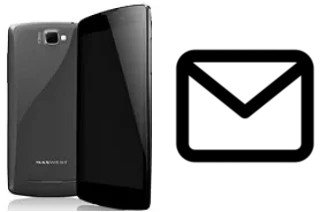 Richten Sie E-Mails auf dem Maxwest Gravity 5.5 ein