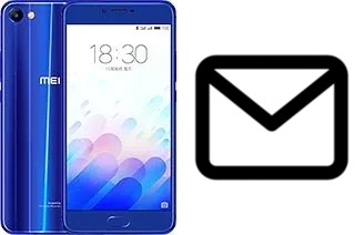 Richten Sie E-Mails auf dem Meizu M3x ein