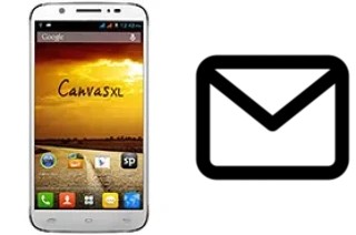 Richten Sie E-Mails auf dem Micromax A119 Canvas XL ein