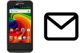 Richten Sie E-Mails auf dem Micromax A36 Bolt ein