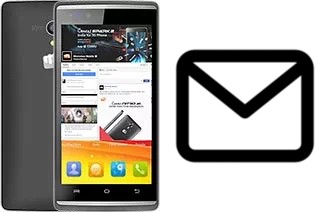 Richten Sie E-Mails auf dem Micromax Canvas Fire 4G Q411 ein