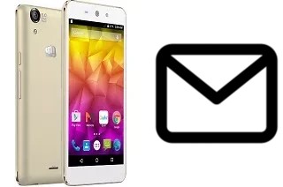 Richten Sie E-Mails auf dem Micromax Canvas Selfie Lens Q345 ein