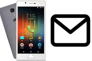 Richten Sie E-Mails auf dem Micromax Canvas Unite 4 ein