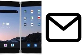 Richten Sie E-Mails auf dem Microsoft Surface Duo ein