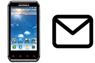 Richten Sie E-Mails auf dem Motorola XT760 ein