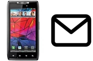 Richten Sie E-Mails auf dem Motorola RAZR XT910 ein