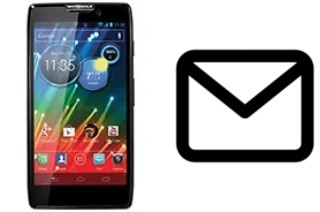 Richten Sie E-Mails auf dem Motorola RAZR HD XT925 ein