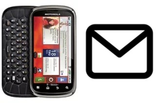 Richten Sie E-Mails auf dem Motorola Cliq 2 ein