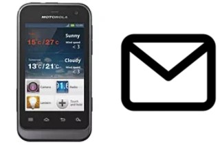 Richten Sie E-Mails auf dem Motorola Defy Mini XT320 ein