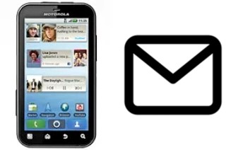 Richten Sie E-Mails auf dem Motorola DEFY ein