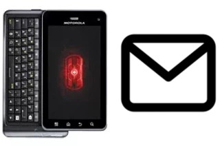 Richten Sie E-Mails auf dem Motorola DROID 3 ein