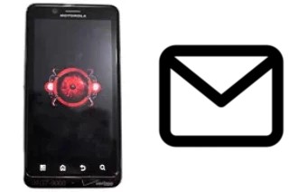 Richten Sie E-Mails auf dem Motorola Droid Bionic Targa ein