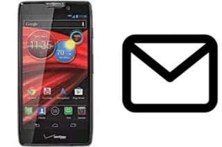 Richten Sie E-Mails auf dem Motorola DROID RAZR MAXX HD ein