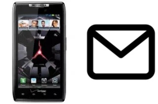 Richten Sie E-Mails auf dem Motorola DROID RAZR XT912 ein