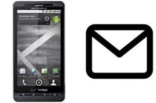 Richten Sie E-Mails auf dem Motorola DROID X ein